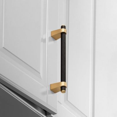 The image shown below is Split Black and Satin Brass finish