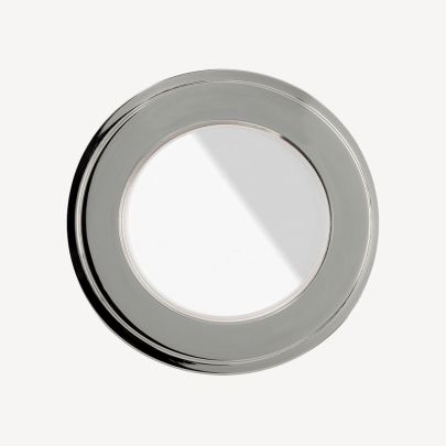 Split Acrylic and Polished Nickel Finish Swatch(Finish ID : 74)