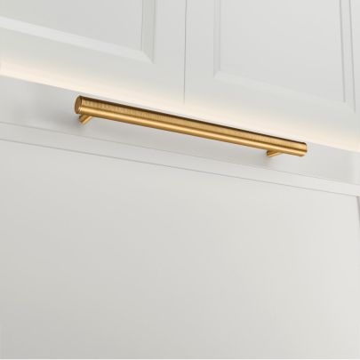 The image shown below is Split Polished Nickel and Satin Brass finish