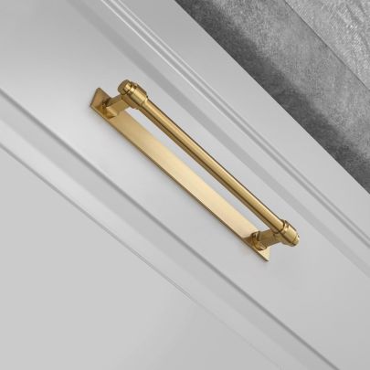 Belvedere Bar Pull with Backplate