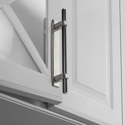 The image shown below is Split Black and Chrome finish with Black Back Plate