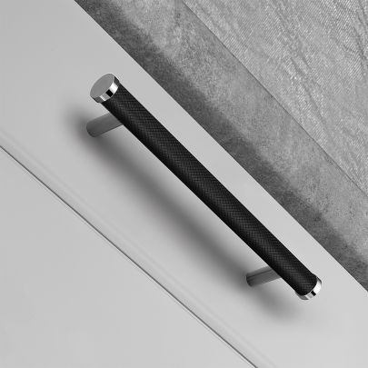 The image shown below is Split Black and Chrome finish