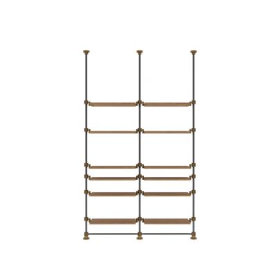 Two Bay Floor to Ceiling Shelving