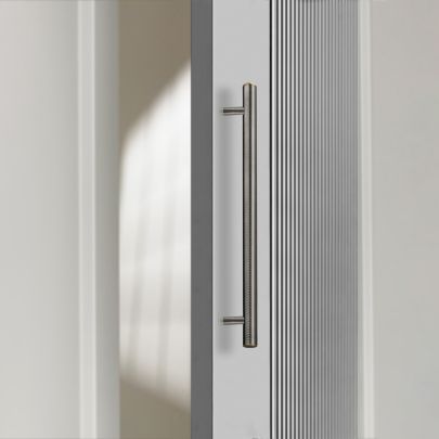 The image shown below is Split Graphite and Aged Brass finish