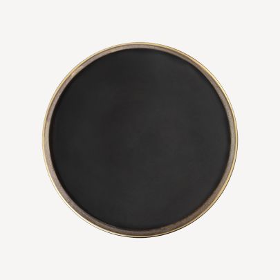 Split Aged Brass and English Metallic Bronze Finish Swatch(Finish ID : 75)