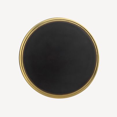 Split Polished Brass and Oil Rubbed Bronze Finish Swatch(Finish ID : 57)