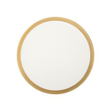 Split Satin Brass and White Finish Swatch(Finish ID : 50)