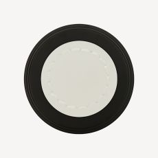 Split Black and White Distress Leather Finish Swatch(Finish ID : 89)