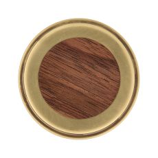 Walnut Wood and Aged Brass(Finish ID : 102)