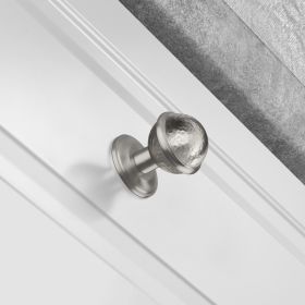 Rocher Knob with Round Backplate